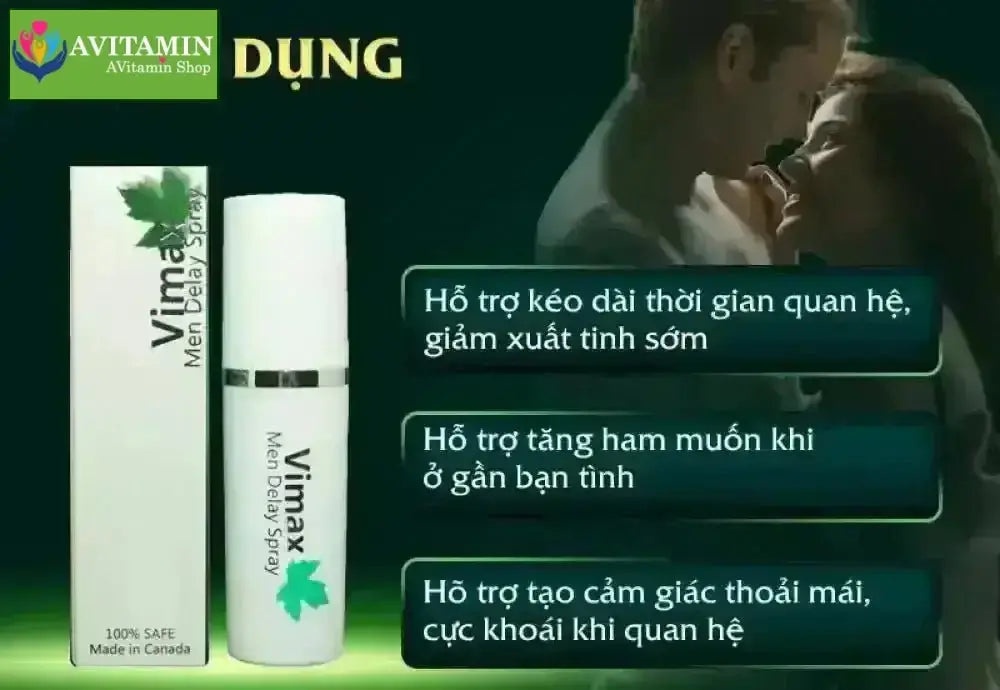 Chai xịt Vimax Men Delay Spray 15ml chính hãng - AVITAMINSHOP.COM
