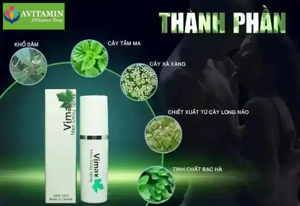 Chai xịt Vimax Men Delay Spray 15ml chính hãng - AVITAMINSHOP.COM