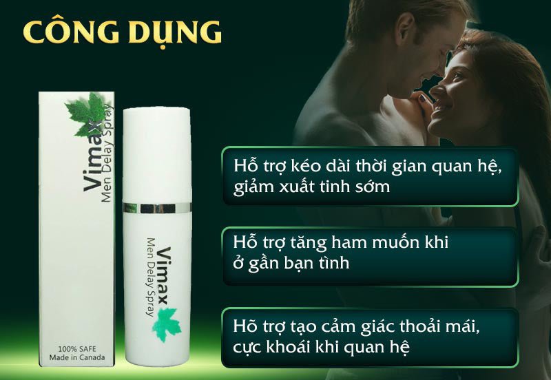 Chai xịt Vimax Men Delay Spray 15ml chính hãng - AVITAMINSHOP.COM