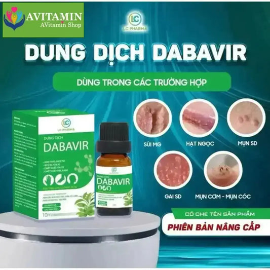 (che tên) Dung Dịch chấm rụng DABAVIR - AVITAMINSHOP.COM
