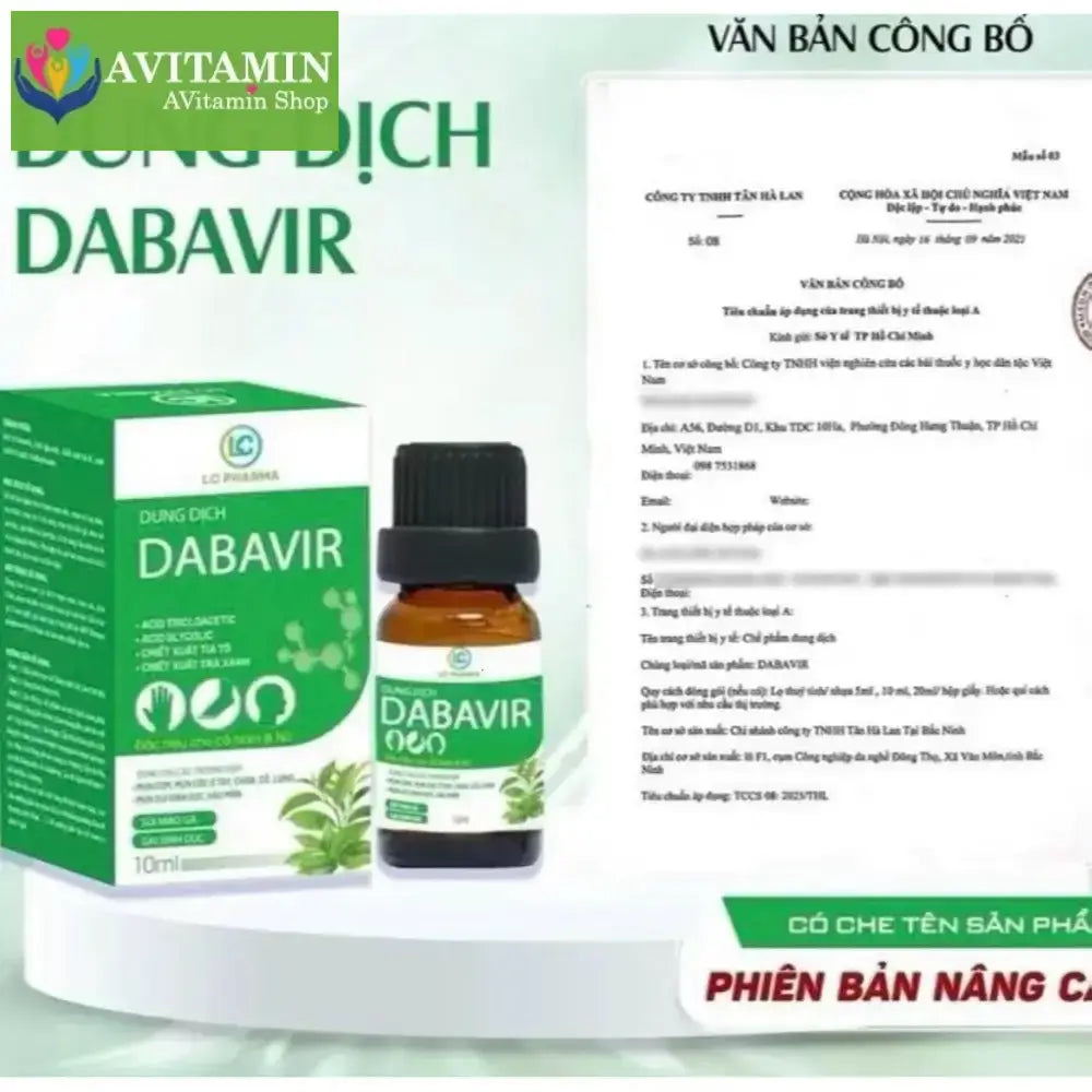 (Che Tên) Dung dịch chấm rụng hạt ngọc, sùi MG TCA DABAVIR hỗ trợ cải thiện nốt mụn liti, gai SG - AVITAMINSHOP.COM