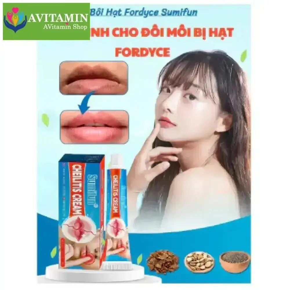 [CHÍNH HÃNG] Kem bôi môi hạt FORDYCE SUMIFUN dưỡng môi cải thiện môi thâm khô cứu tinh cho đôi môi - AVITAMINSHOP.COM