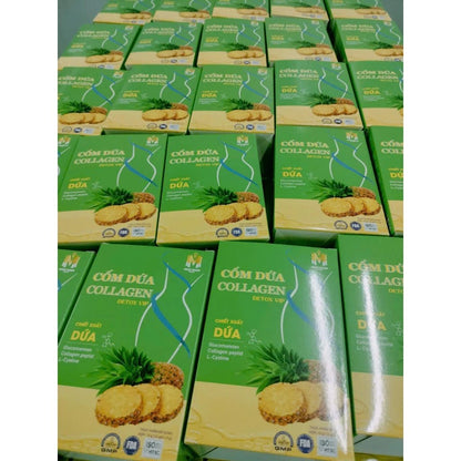 Cốm Dứa Collagen Detox Vip, Detox dứa bổ sung collagen, làm đẹp da, đẹp dáng, chống lão hoá da - AVITAMINSHOP.COM