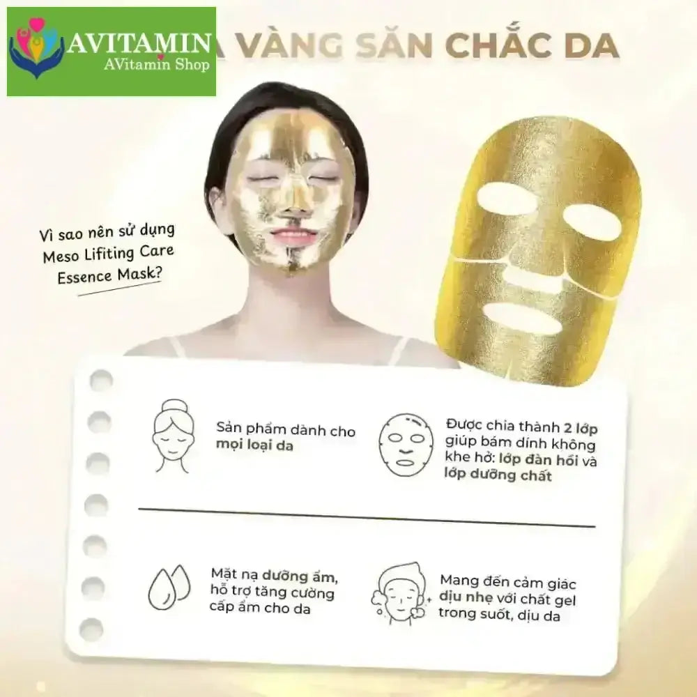 Combo 10 Miếng Mặt Nạ Trắng Da Chống Lão Hoá Laon Fresh Meso Essence Mask Lifting Care Whitening Nourishing 30mlx10 - AVITAMINSHOP.COM