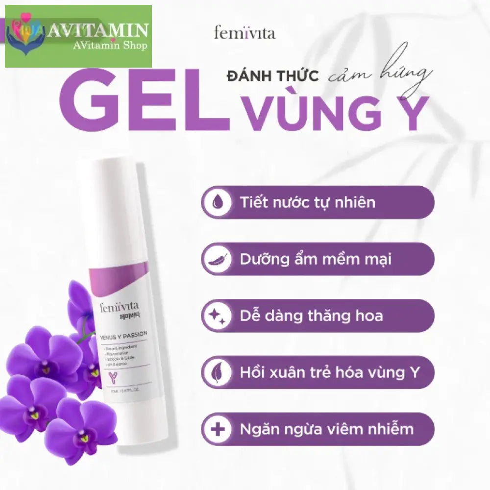 Combo 2 Gel Venus Femivita - Hỗ trợ tăng cảm hứng giảm hô hạn chăm sóc ’cô bé’ ra nước nhờn tự nhiên