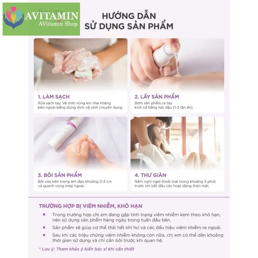 Combo 2 Gel Venus Femivita - Hỗ trợ tăng cảm hứng giảm hô hạn chăm sóc ’cô bé’ ra nước nhờn tự nhiên