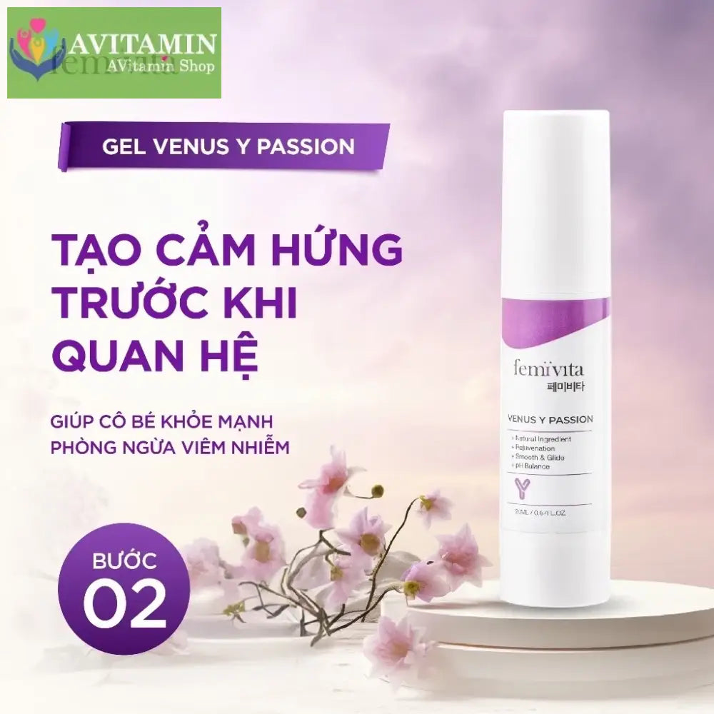 Combo 2 Gel Venus Femivita - Hỗ trợ tăng cảm hứng giảm hô hạn chăm sóc ’cô bé’ ra nước nhờn tự nhiên