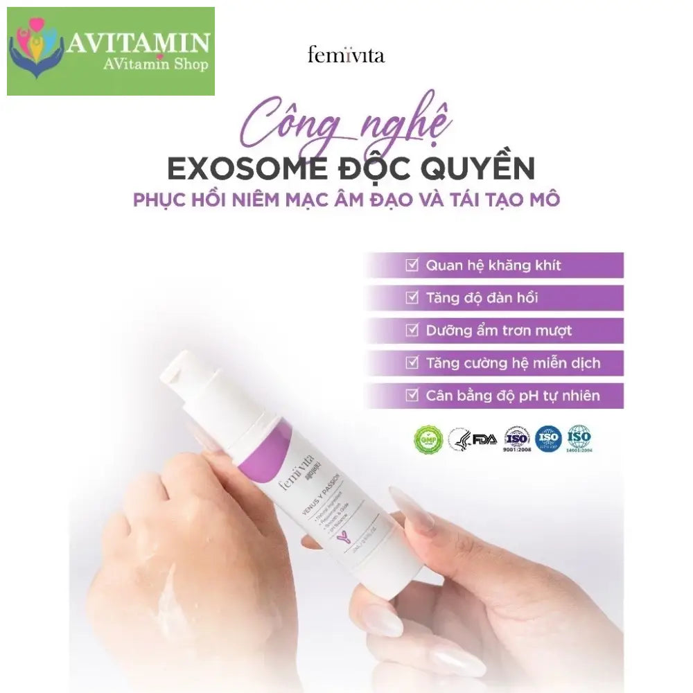 Combo 2 Gel Venus Femivita - Hỗ trợ tăng cảm hứng giảm hô hạn chăm sóc ’cô bé’ ra nước nhờn tự nhiên
