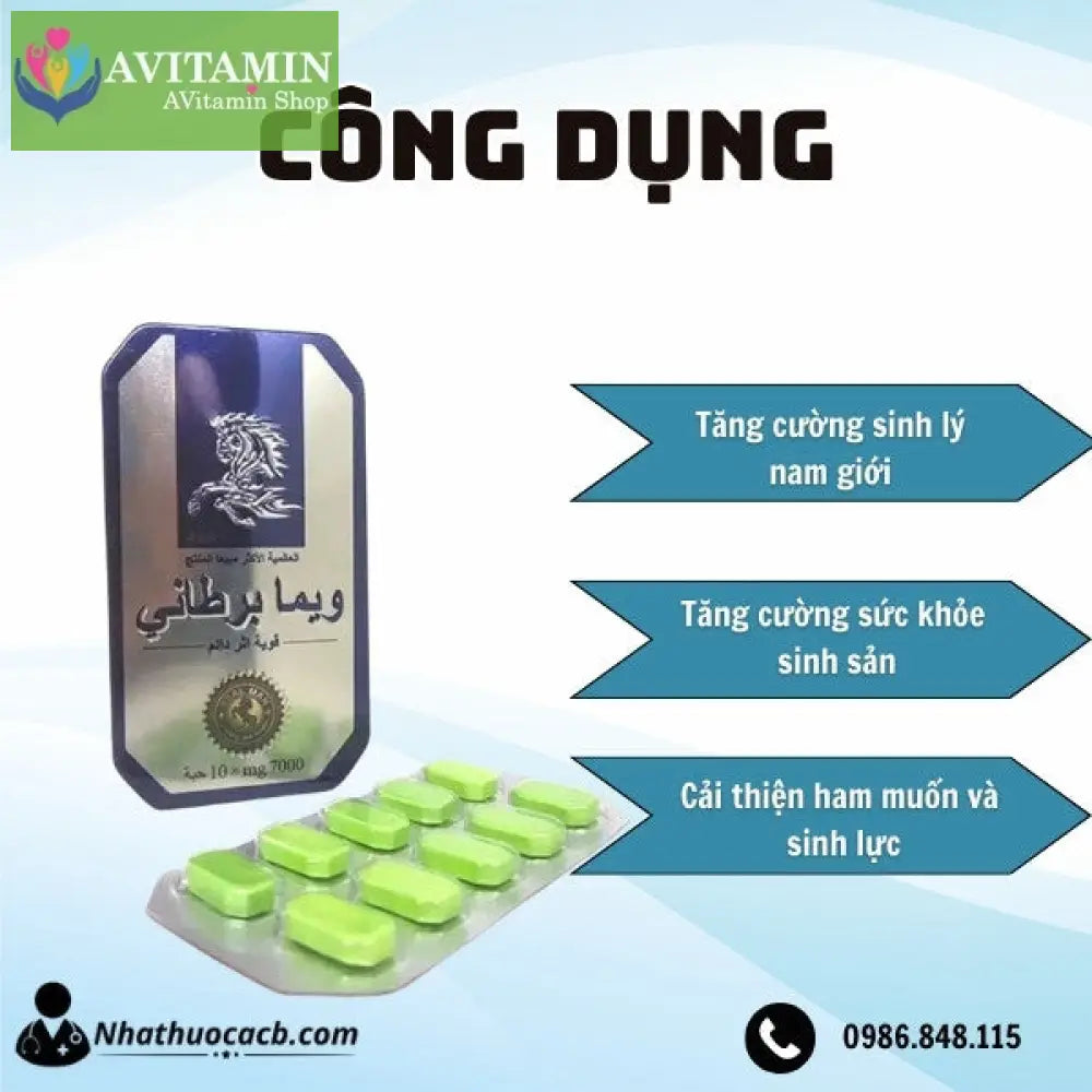 Cường Dương Ngựa Thái Tăng Cường Sinh Lực Phái Mạnh