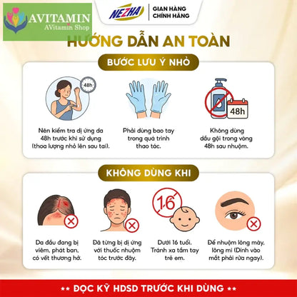 Dầu Gội Thảo Dược Phủ Bạc NEZHA 400ml Chính Hãng Đen Tự Nhiên Giữ Màu Lâu
