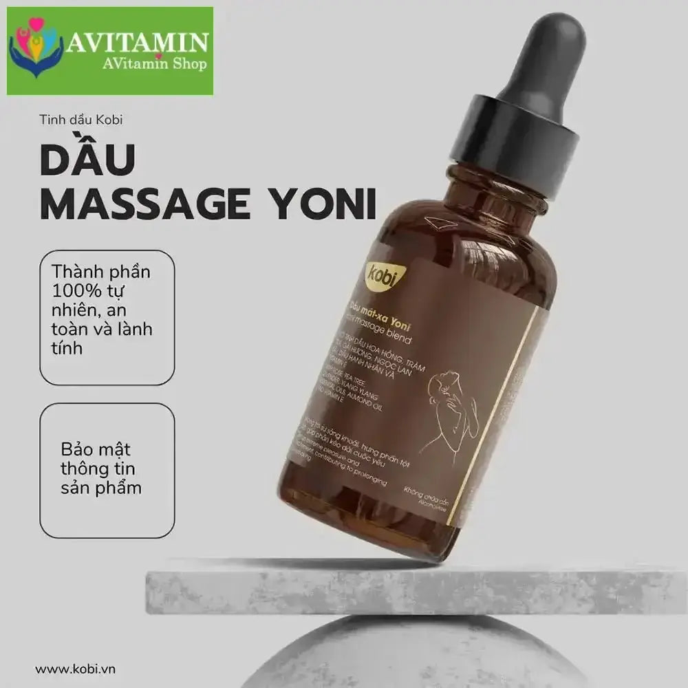 Dầu massage yoni body Kobi giúp cải thiện cảm xúc kéo dài cuộc yêu - 100ml - AVITAMINSHOP.COM