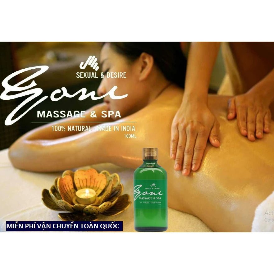 Dầu Massage Yoni Toàn Thân Cho Nam Nữ Bôi trơn & Cải thiện cảm xúc Vợ Chồng - Tăng cảm giác được yêu thương - Oil - AVITAMINSHOP.COM
