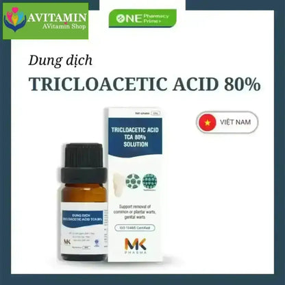 Dung Dịch Loại Bỏ Mụn Cóc, Mụn Thịt MK Pharma Tricloacetic Acid TCA 80% Solution - 5ml - AVITAMINSHOP.COM