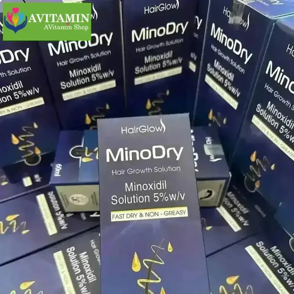 Dung dịch mọc tóc MinoDry Minoxidil 5% (DẠNG LỎNG) - AVITAMINSHOP.COM