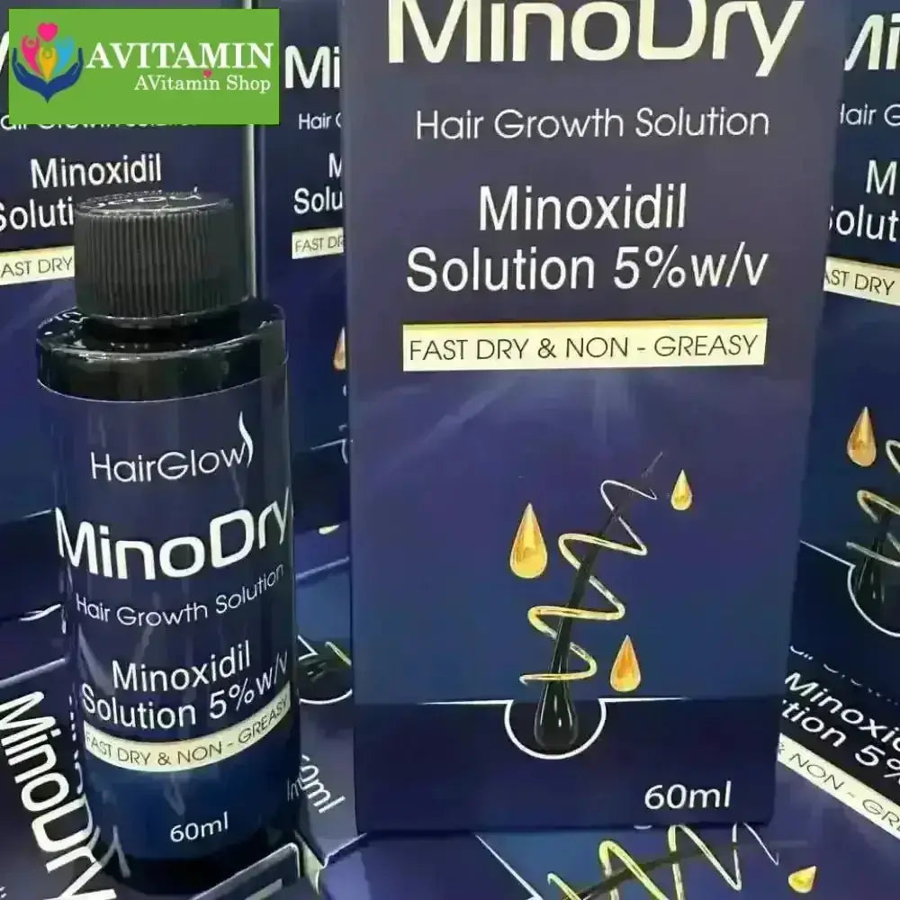 Dung dịch mọc tóc MinoDry Minoxidil 5% (DẠNG LỎNG) - AVITAMINSHOP.COM
