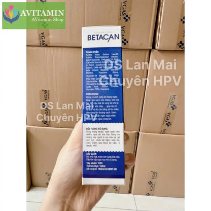 Dung dịch vệ sinh Betacan HPV khuyên dùng cho người bị SuiMaoGa