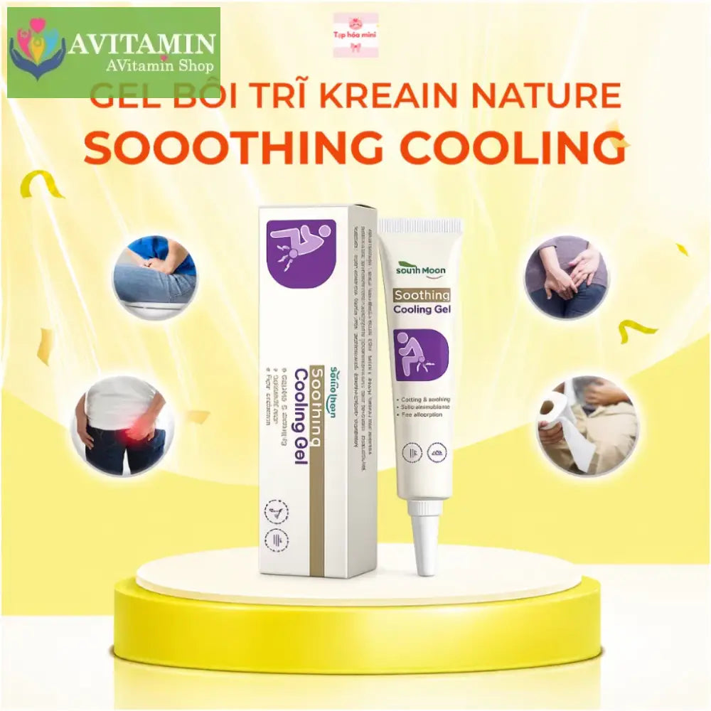 Gel bôi trĩ Kreain Nature Sooothing Cooling giảm khó chịu vùng hậu môn