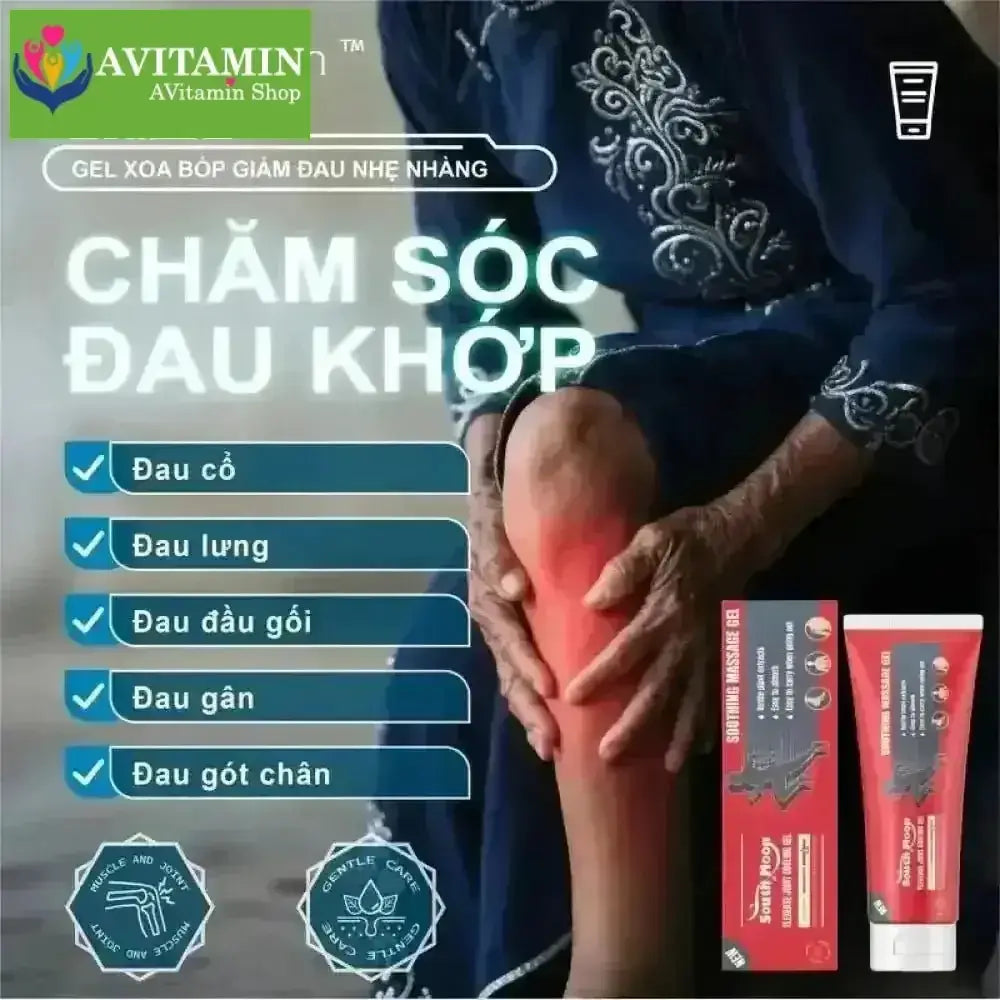 Gel Massage Đau Xương Khớp SOUTH MOON Pain Relief – Kem Xoa Bóp Chondroitin SOUTH MOON Giảm Đau Xương Khớp Hiệu Quả - AVITAMINSHOP.COM