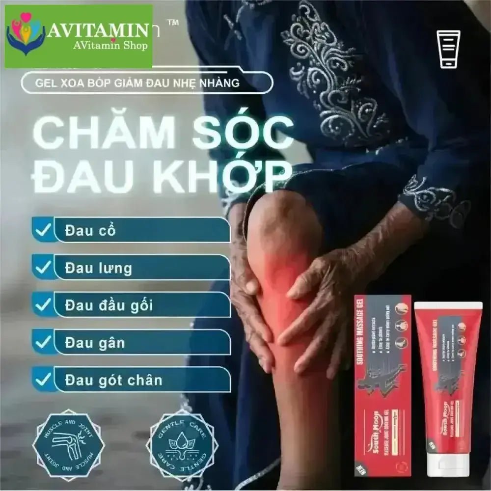Gel Massage Đau Xương Khớp SOUTH MOON Pain Relief – Kem Xoa Bóp Chondroitin SOUTH MOON Giảm Đau Xương Khớp Hiệu Quả - AVITAMINSHOP.COM