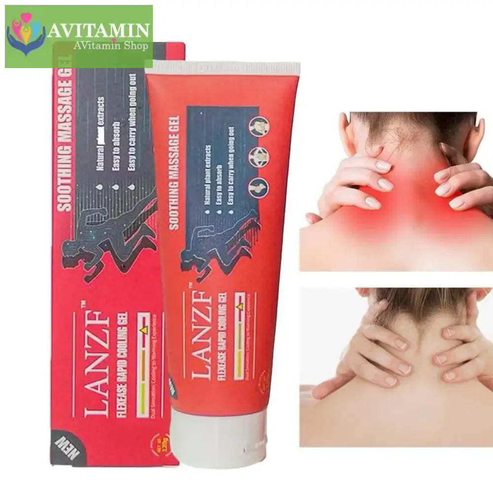 GEL MASSAGE GIẢM ĐAU KHỚP LANZF SOUTH MOON,LÀM DỊU,THƯ GIÃN CÁC KHỚP GỐI VAI GÁY