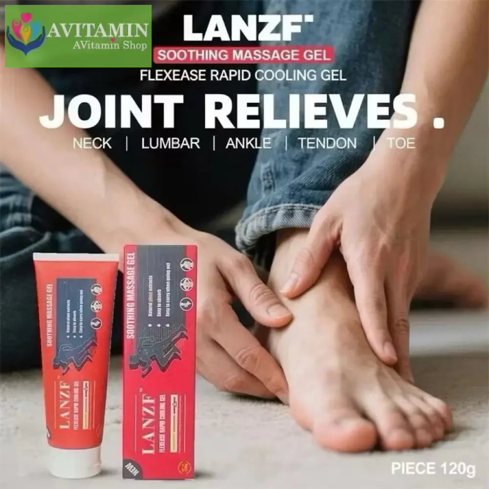 GEL MASSAGE GIẢM ĐAU KHỚP LANZF SOUTH MOON,LÀM DỊU,THƯ GIÃN CÁC KHỚP GỐI VAI GÁY