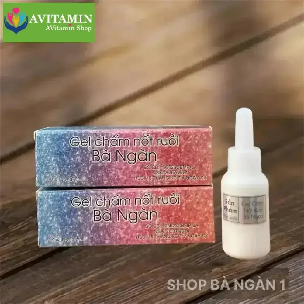 Gel Tẩy xóa nốt ruồi ,Mụn cóc ,Tàn nhan , Mụn cơm , mụn thịt hiệu quả - không làm sẹo da Bà ngàn - AVITAMINSHOP.COM