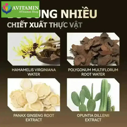 Greenvibes Xịt tinh chất mọc tóc thúc đẩy tóc đen mọc dài hỗ trợ chuyển tóc bạc thành tóc đen - AVITAMINSHOP.COM