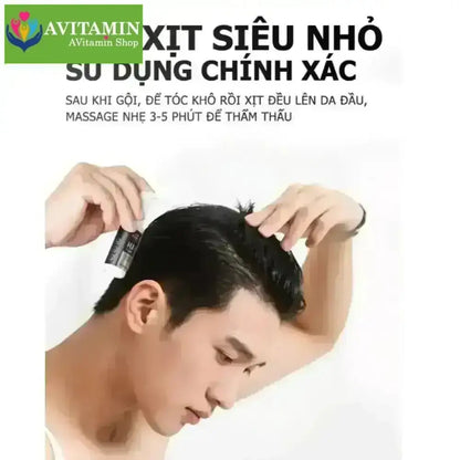 Greenvibes Xịt tinh chất mọc tóc thúc đẩy tóc đen mọc dài hỗ trợ chuyển tóc bạc thành tóc đen - AVITAMINSHOP.COM