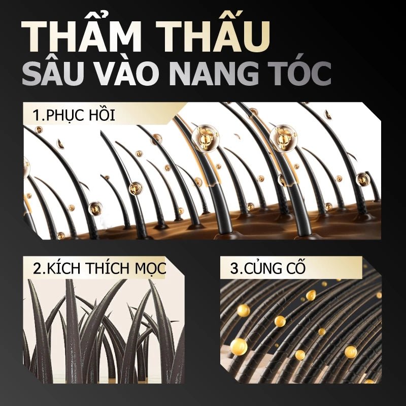Greenvibes Xịt tinh chất mọc tóc thúc đẩy tóc đen mọc dài hỗ trợ chuyển tóc bạc thành tóc đen - AVITAMINSHOP.COM