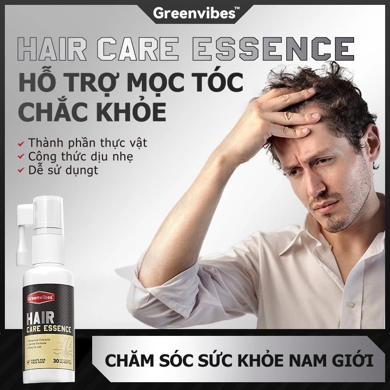Greenvibes Xịt tinh chất mọc tóc thúc đẩy tóc đen mọc dài hỗ trợ chuyển tóc bạc thành tóc đen - AVITAMINSHOP.COM