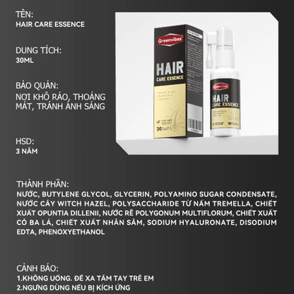 Greenvibes Xịt tinh chất mọc tóc thúc đẩy tóc đen mọc dài hỗ trợ chuyển tóc bạc thành tóc đen - AVITAMINSHOP.COM