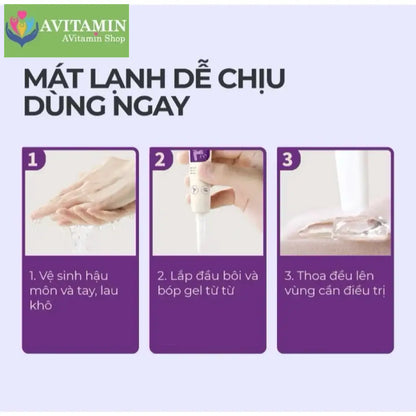 Kem Bôi Trĩ Kreain Nature Chiết Xuất Nghệ Và Thảo Mộc Hỗ Trợ Giảm Khó Chịu Chăm Sóc Da Dịu Nhẹ 20g