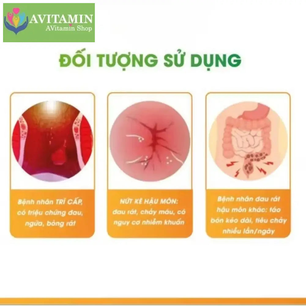 Kem Bôi Trĩ Nội Trĩ Ngoại Trĩ Hỗn Hợp Giúp Co Nhanh Búi Trĩ Giảm Đau Rát Hậu Môn