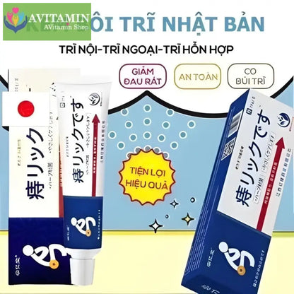 Kem Bôi Trĩ Nội Trĩ Ngoại Trĩ Hỗn Hợp Giúp Co Nhanh Búi Trĩ Giảm Đau Rát Hậu Môn