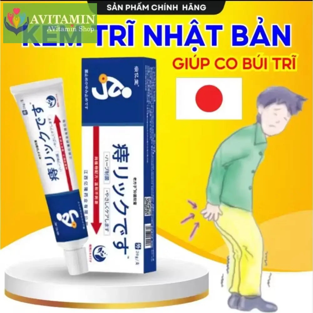 Kem Bôi Trĩ Nội Trĩ Ngoại Trĩ Hỗn Hợp Giúp Co Nhanh Búi Trĩ Giảm Đau Rát Hậu Môn