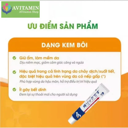 Kem Bôi Trĩ Nội Trĩ Ngoại Trĩ Hỗn Hợp Giúp Co Nhanh Búi Trĩ Giảm Đau Rát Hậu Môn