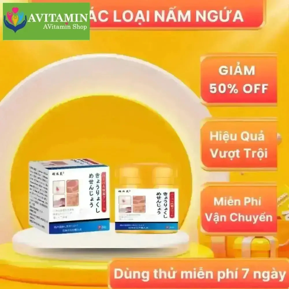 Kem Bôi Viêm Da Cơ Địa NHẬT BẢN Kem Bôi Nấm Ngứa. Dứt Điểm Hắc Lào, Tổ Đỉa, Á Sừng, Nước Ăn Chân Tay - AVITAMINSHOP.COM