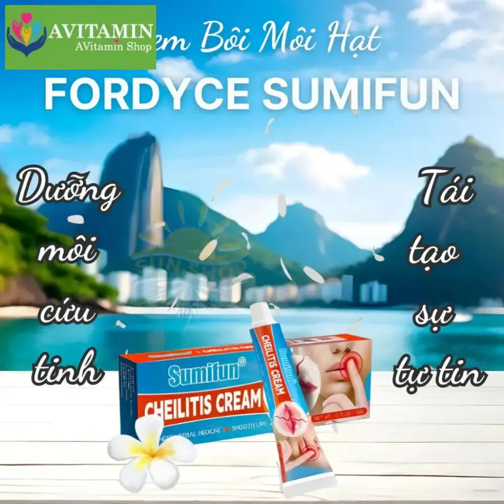 Kem Bong Mụn Môi FORDYCE SUMIFUN 20gr, Khử Thâm Môi, Dưỡng Ẩm Môi, Kem Chống Nứt Nẻ Môi, Môi Mềm Mịn Hồng Mướt - AVITAMINSHOP.COM