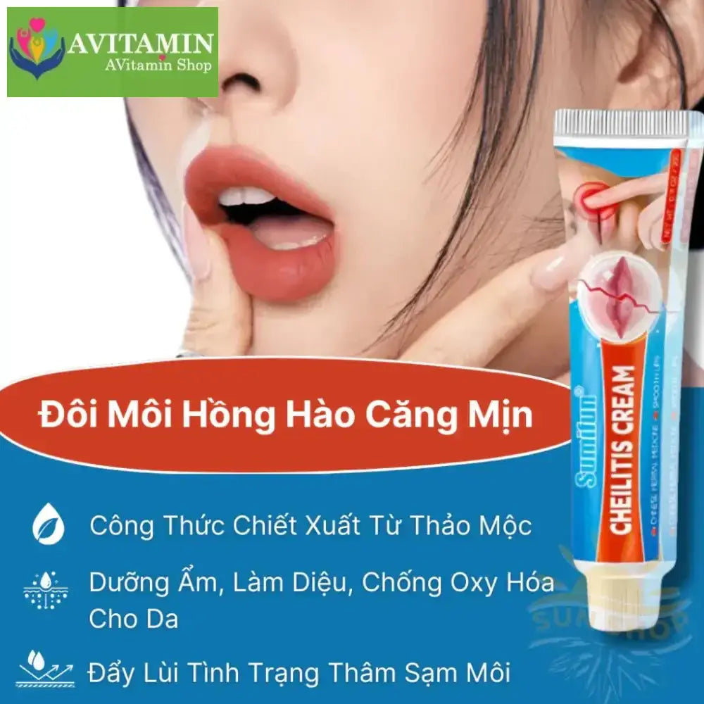 Kem Bong Mụn Môi FORDYCE SUMIFUN 20gr, Khử Thâm Môi, Dưỡng Ẩm Môi, Kem Chống Nứt Nẻ Môi, Môi Mềm Mịn Hồng Mướt - AVITAMINSHOP.COM