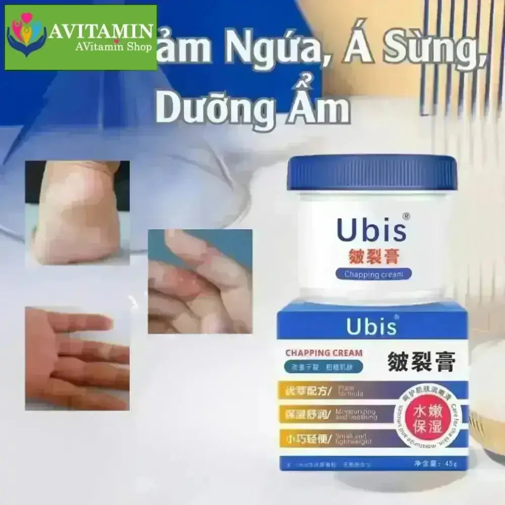 Kem chặn đứng á sừng UBIS, Kem Dưỡng Phục Hồi Da Viêm, Nấm Ngứa Cơ Địa Lâu Năm Hủ 40gram - AVITAMINSHOP.COM