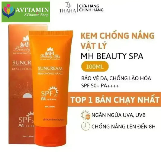 Kem chống nắng dưỡng da SUNCREAM – Kem chống nắng vật lý & hóa học, kiềm dầu, ngăn ngừa sạm nám, dưỡng ẩm & làm dịu da - AVITAMINSHOP.COM