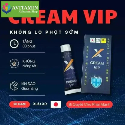 Kem Cream Vip Nhật Bản Chính Hãng – Hỗ Trợ Nam Giới Lâu Ra - AVITAMINSHOP.COM