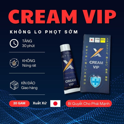 Kem Cream Vip Nhật Bản Chính Hãng – Hỗ Trợ Nam Giới Lâu Ra - AVITAMINSHOP.COM