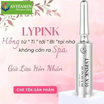 Kem Hồng Nhũ Hoa LyPink X10 khử thâm bikini làm hồng tự nhiên không hồng ảo - AVITAMINSHOP.COM