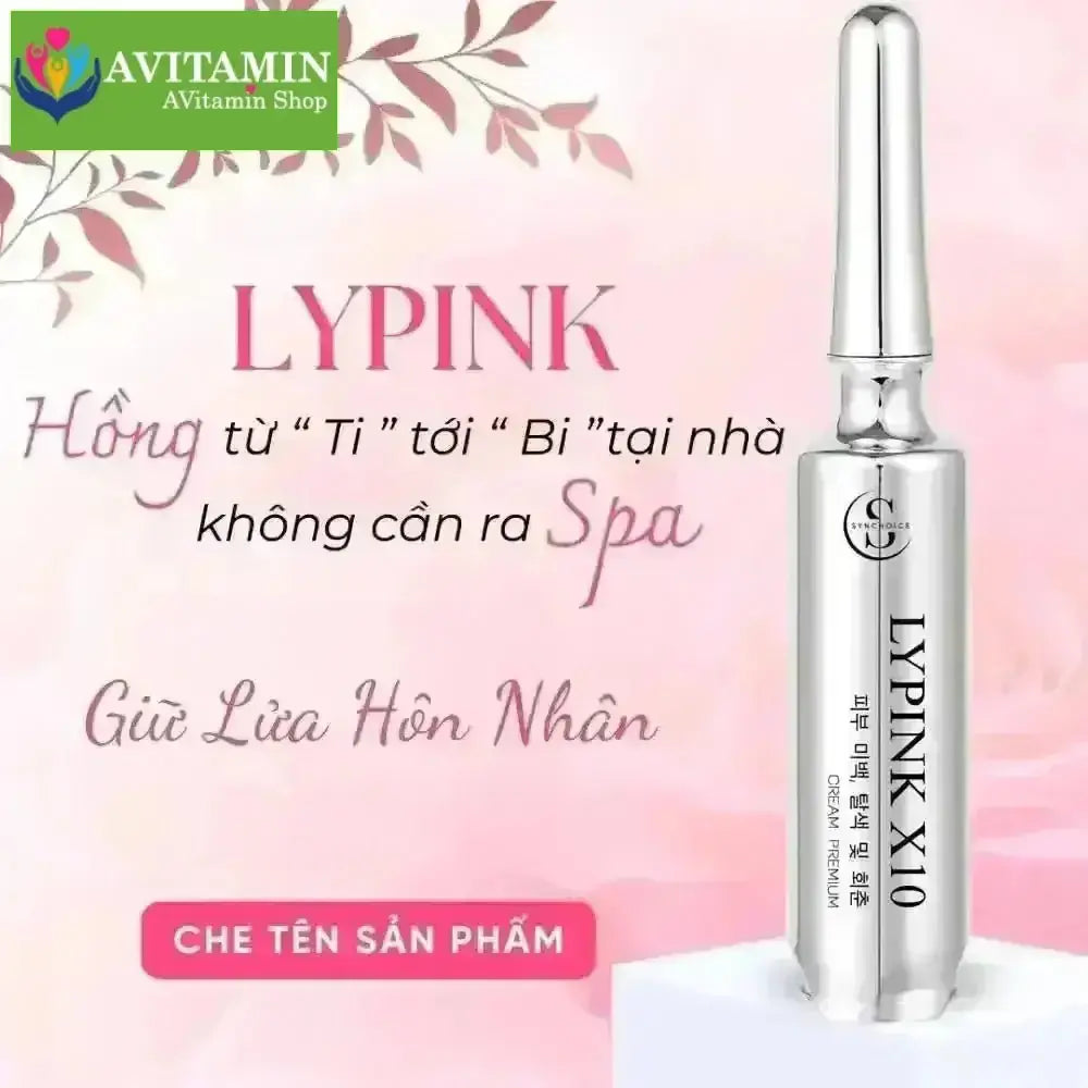 Kem Hồng Nhũ Hoa LyPink X10 khử thâm bikini làm hồng tự nhiên không hồng ảo - AVITAMINSHOP.COM