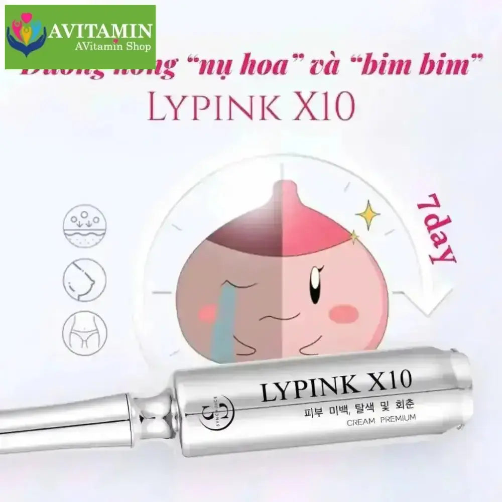 Kem Hồng Nhũ Hoa Lypinkk - Dưỡng hồng ti và bikini Nữ Dưỡng Body - AVITAMINSHOP.COM