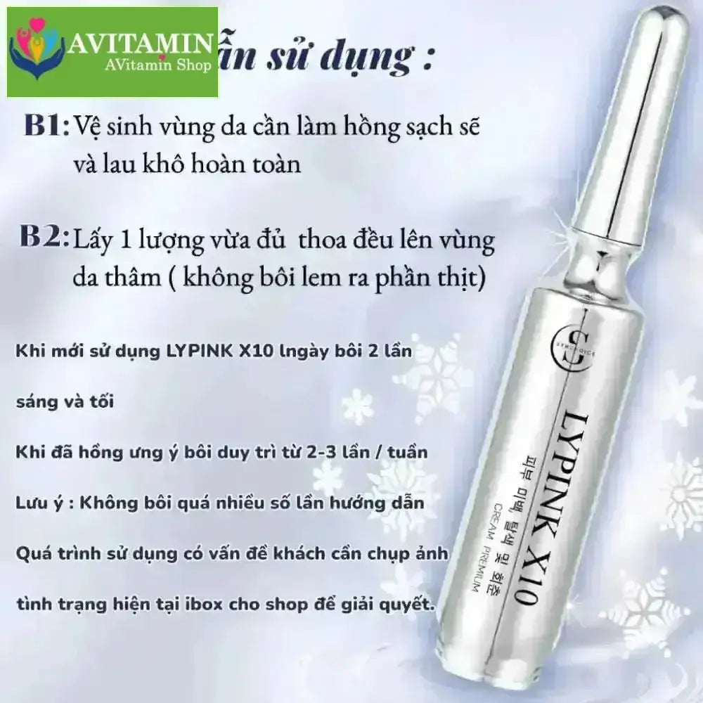 Kem Hồng Nhũ Hoa Lypinkk - Dưỡng hồng ti và bikini Nữ Dưỡng Body - AVITAMINSHOP.COM