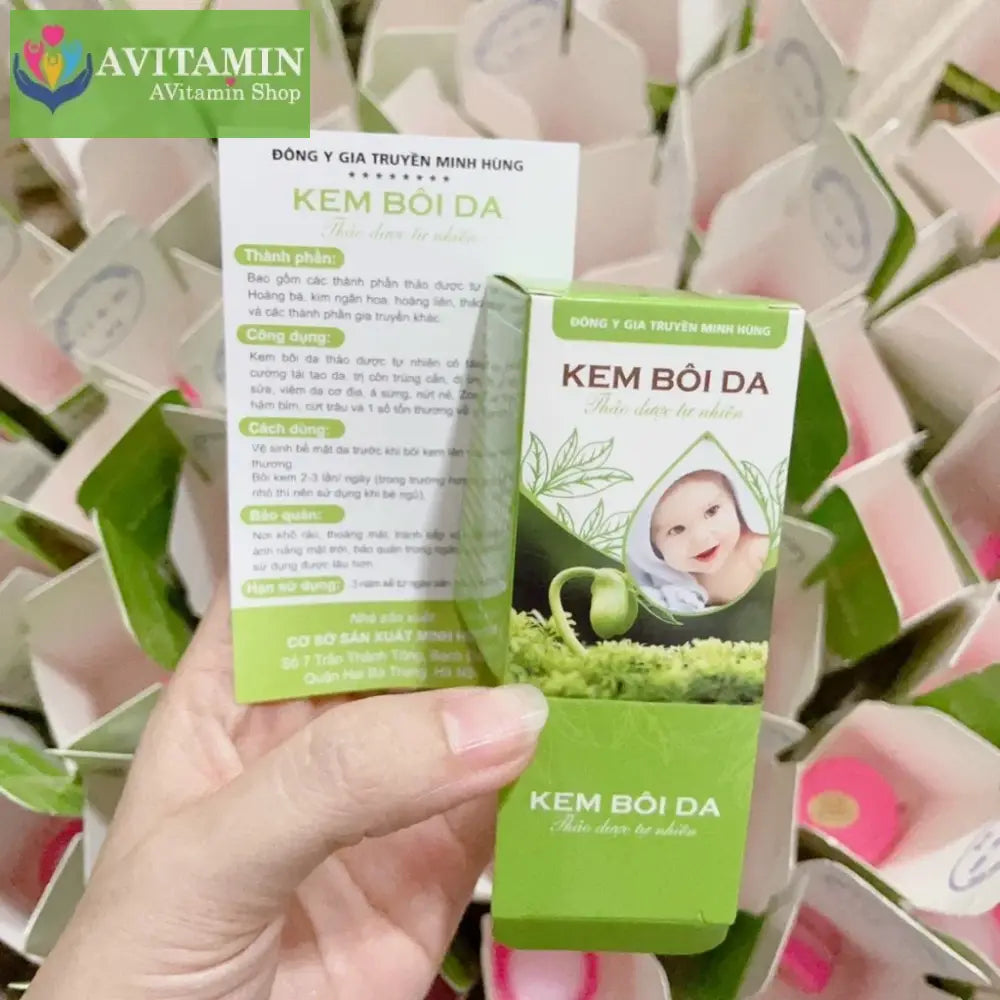 Kem Mỡ Minh Hùng Loại Bỏ Chàm Sữa Hăm Tả Cho Bé