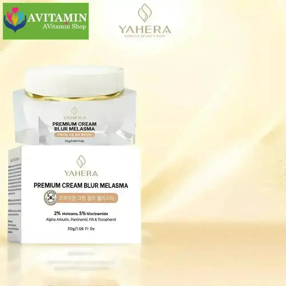 Kem mờ nám tàn nhang YAHERA Premium Cream Blur Melasma mờ nám tàn nhang chống lão hoá dưỡng ẩm 30g - AVITAMINSHOP.COM