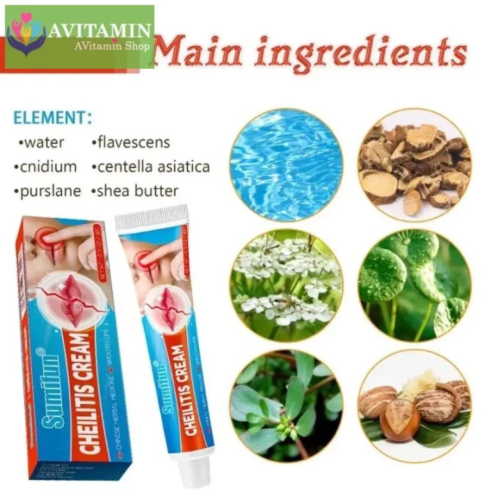 Kem mụn môi Kem dưỡng môi hạt Sumifun - Son Dưỡng Môi Khô Nứt Nẻ Bong tróc chăm sóc môi Khử Thâm Môi 20gr